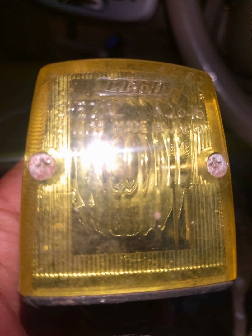 リードウィンカーイタリン当時物イエロー四角形CBX400F