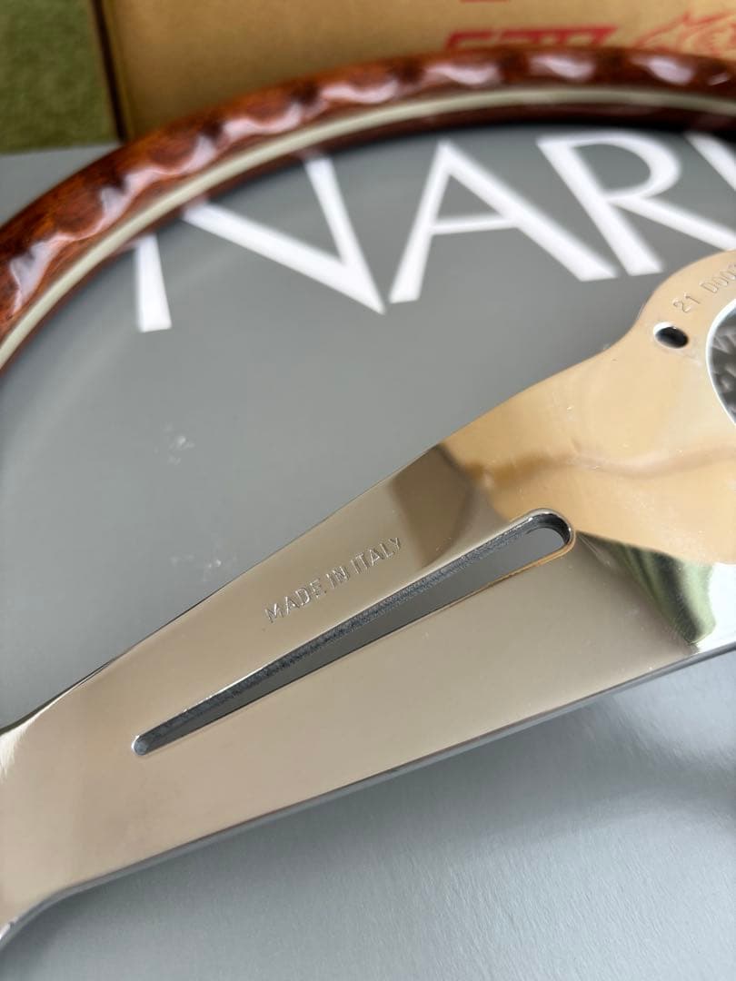 T　NARDI ウッドステアリング 大径38π 美品 正規品 FET