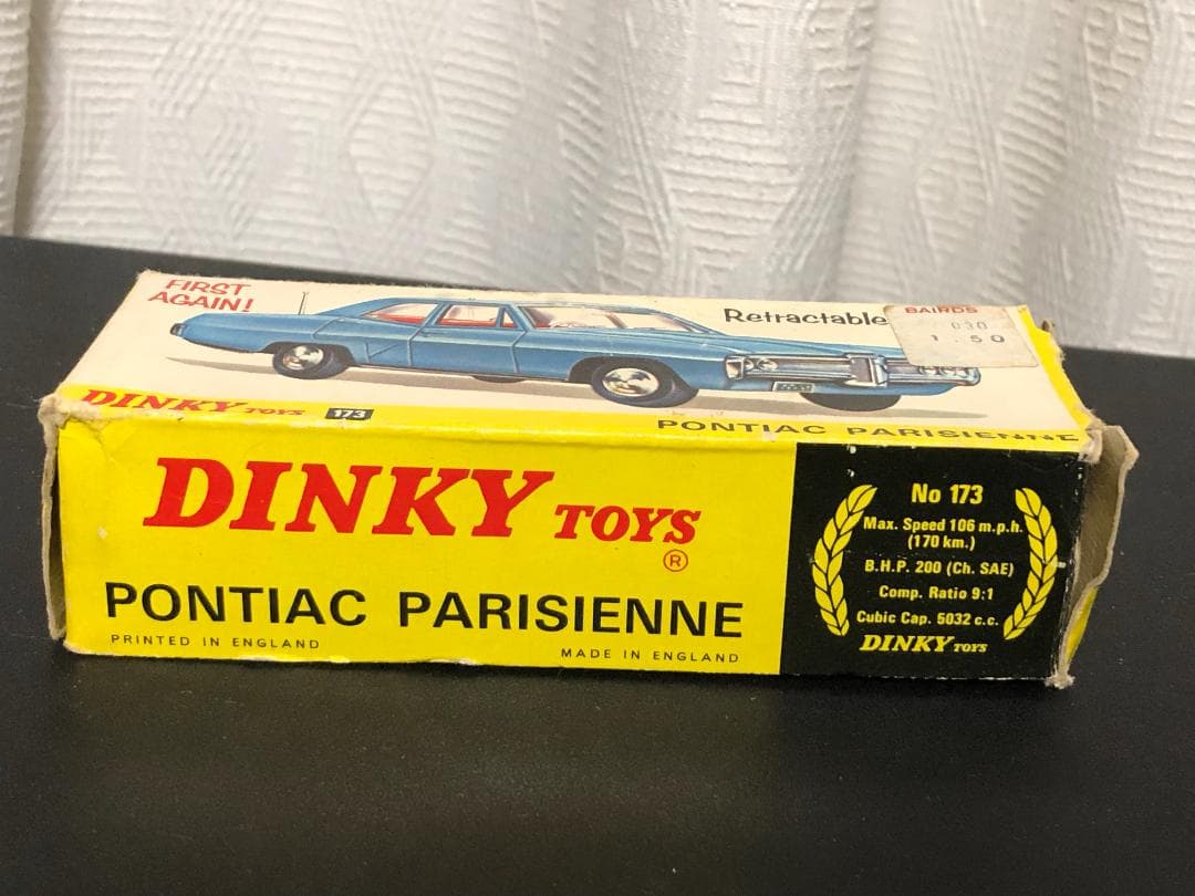 【元箱付・激レア】ディンキー 173 ポンティアック パリジェンヌ アンテナ可動