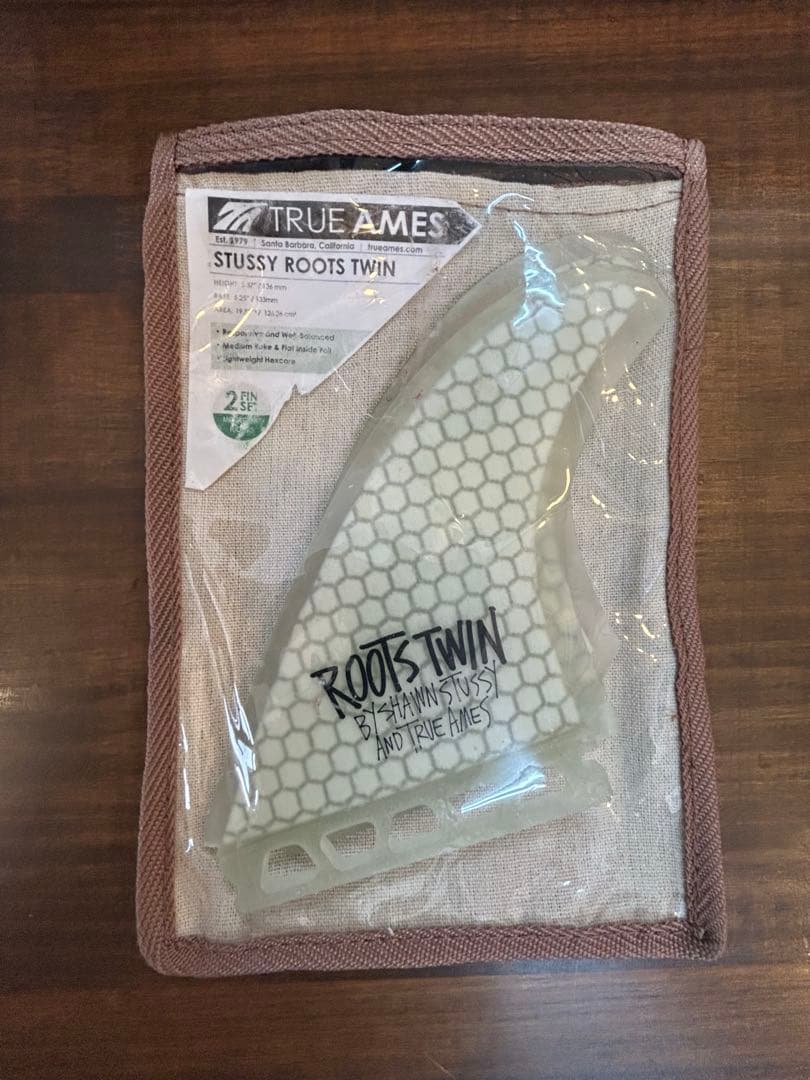 TRUE AMES STUSSY ROOTS TWIN TINTRED Sフィン