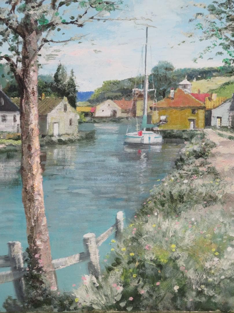 ◆ 春野修一 　「 ロワール」　油彩　F6　伊寿美会所属　◆