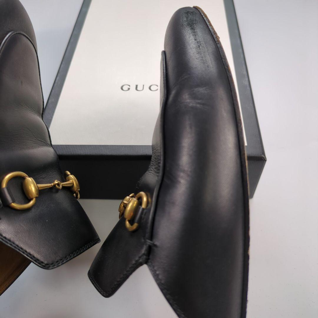 いるか　GUCCI グッチ　プリンスタウン　ホースビット　ローファー　39