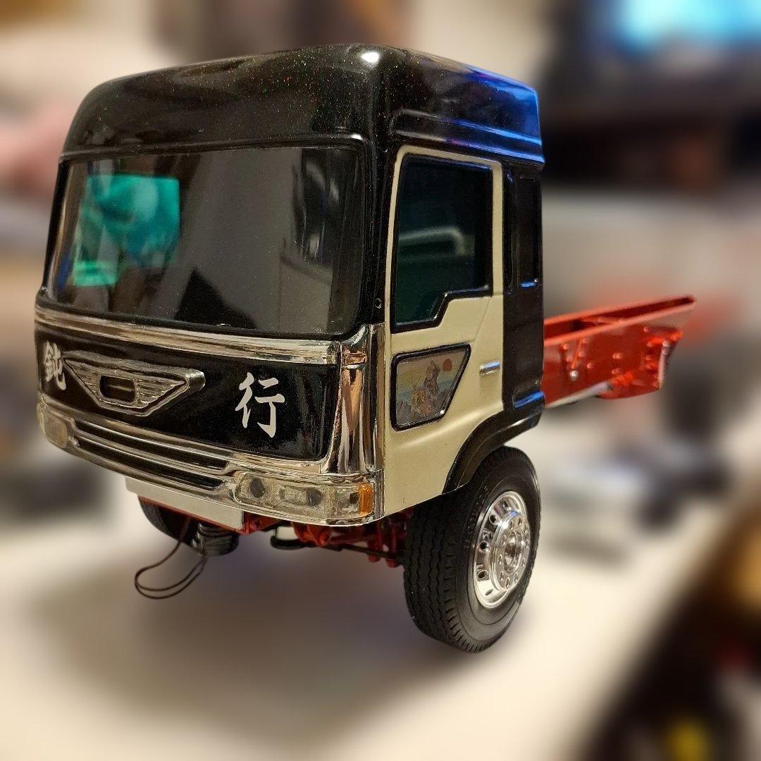 タミヤ1/14 ムネトラ テラヴィ 単車 デコトラ