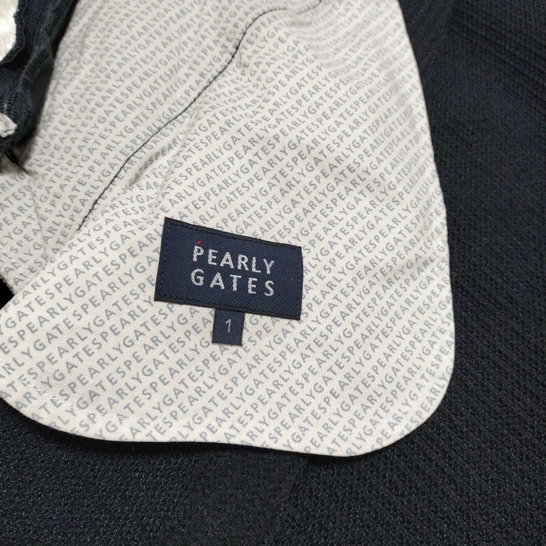 PEARLYGATES厚手のブラックスカートスリットデザイン1