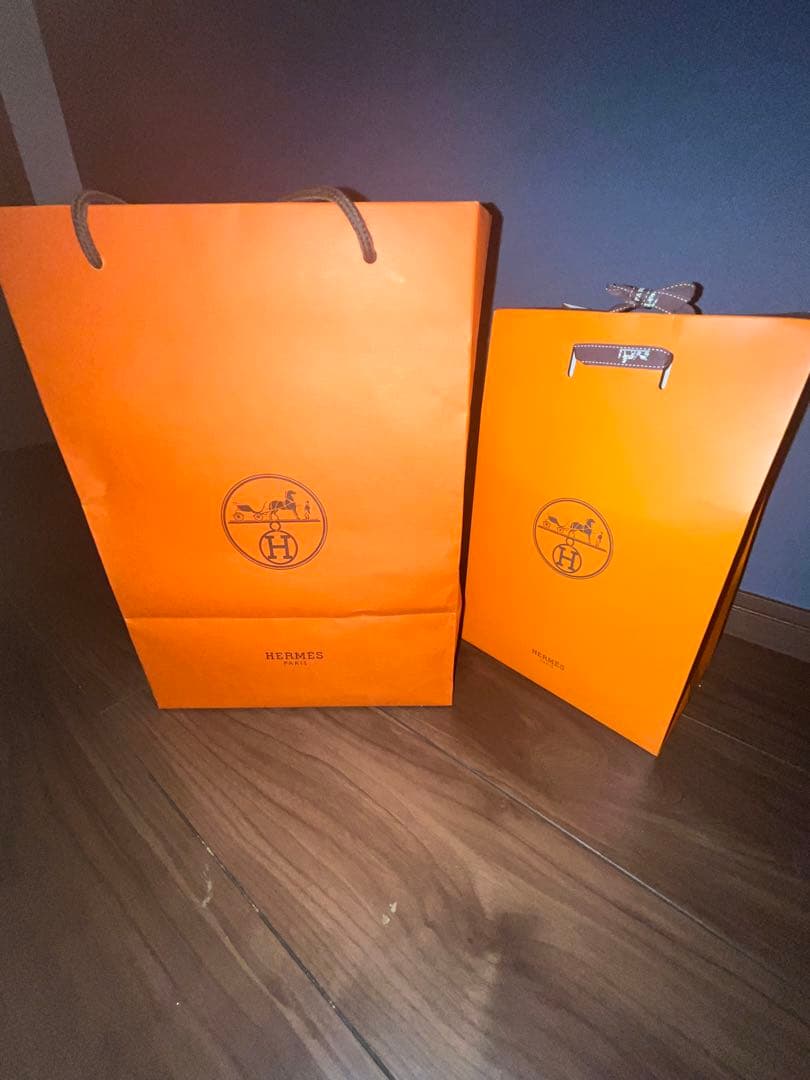 HERMES お風呂場で使えるギフト、HERMESの袋