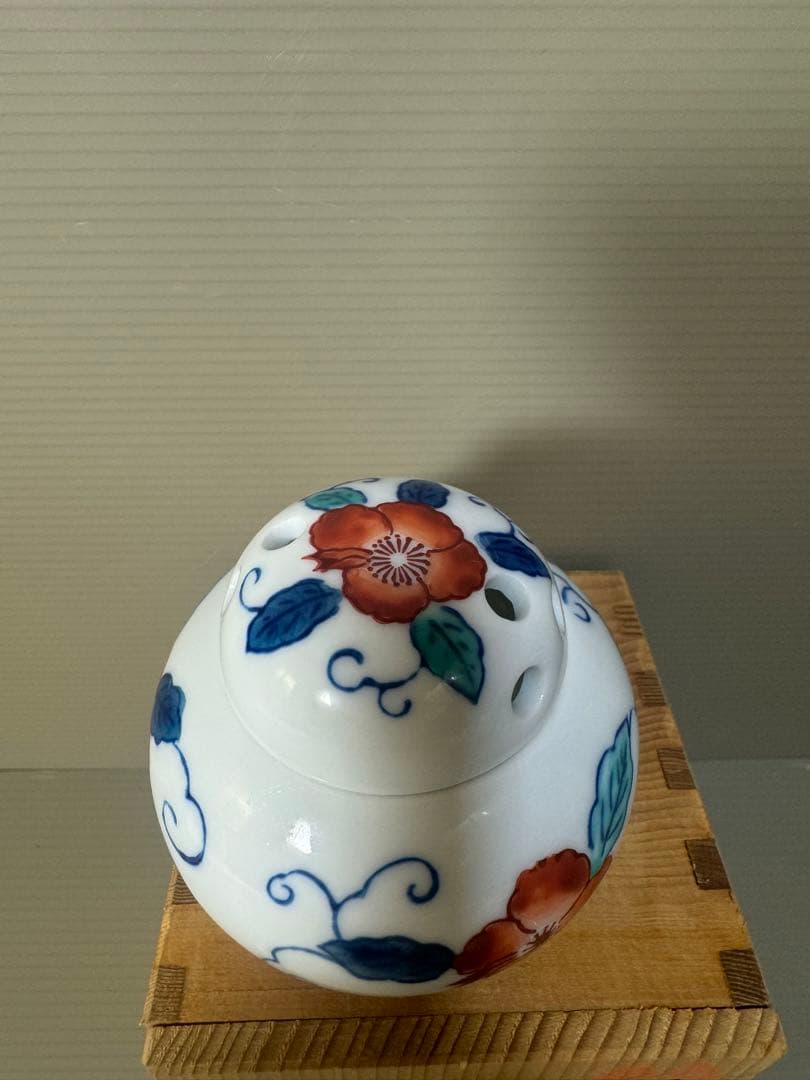 2604 鍋島焼　香炉　未使用