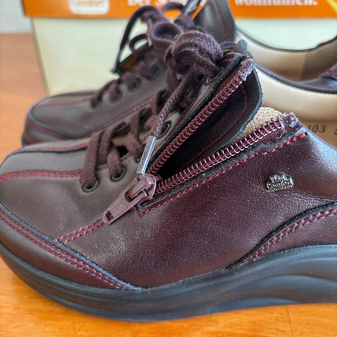 新品.未使用　フィンコンフォート　本革　OTARU 22、7 インソール付き