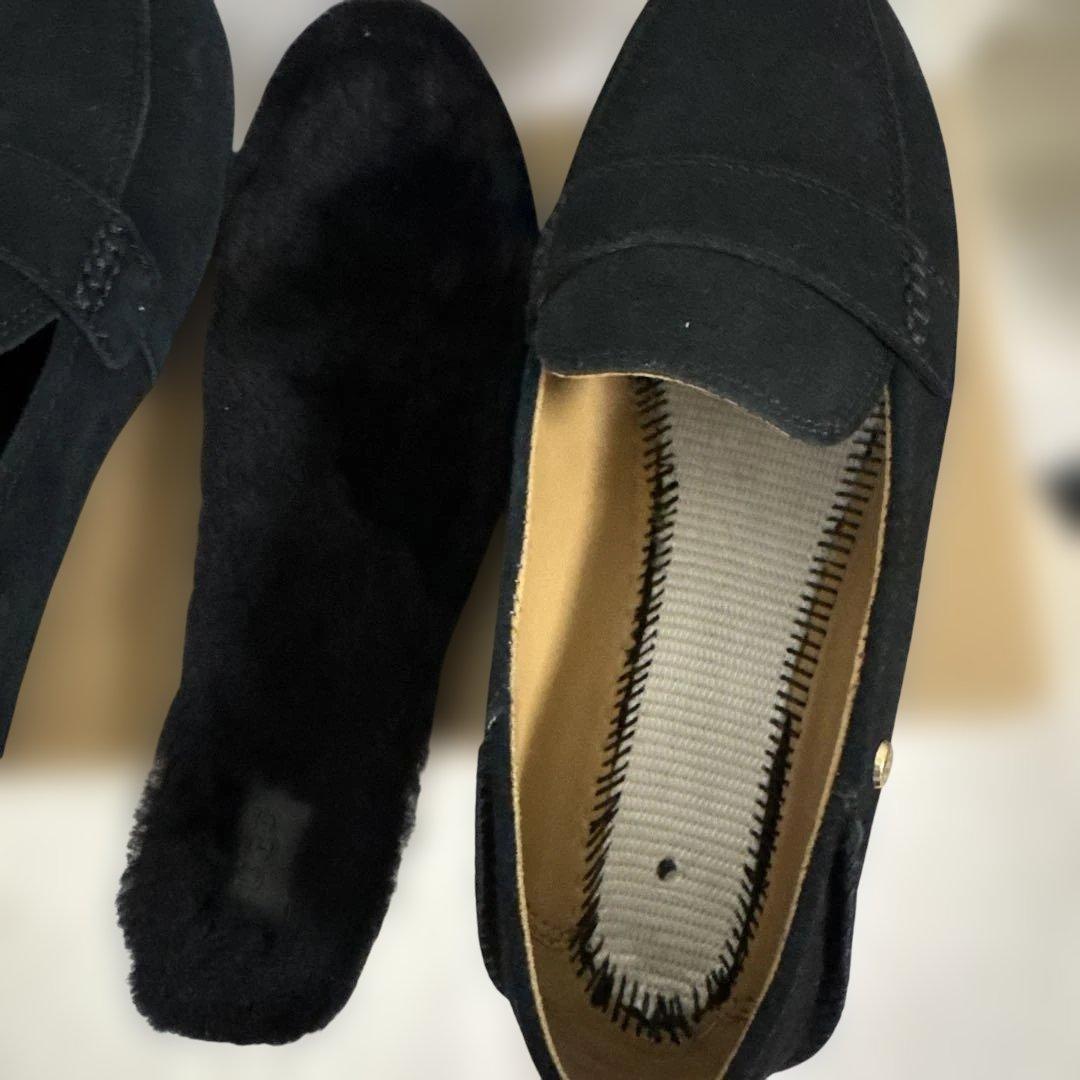 専用　UGG モカシン　８サイズ25.０㎝　極美品　黒