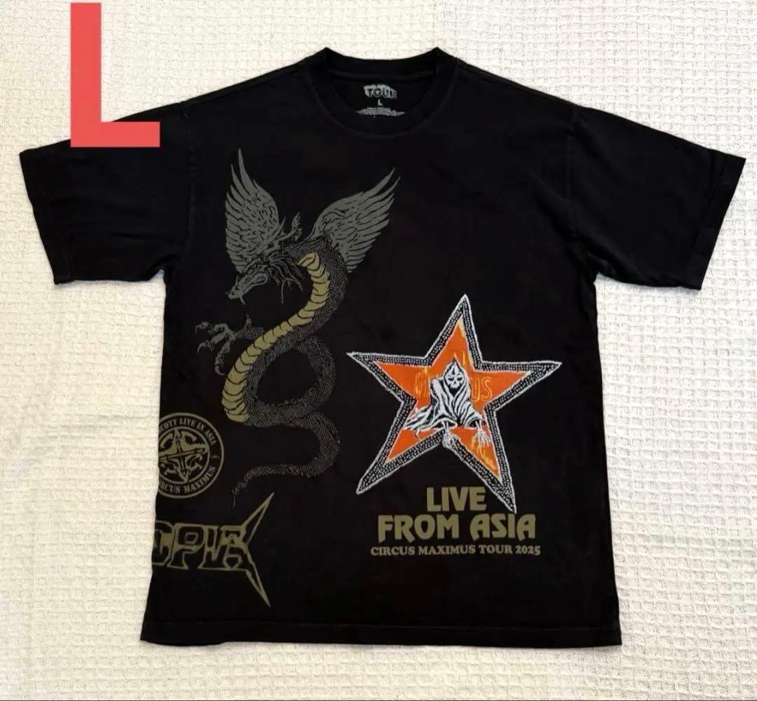 新品TRAVIS SCOTTツアー Tシャツ トラヴィス スコットL