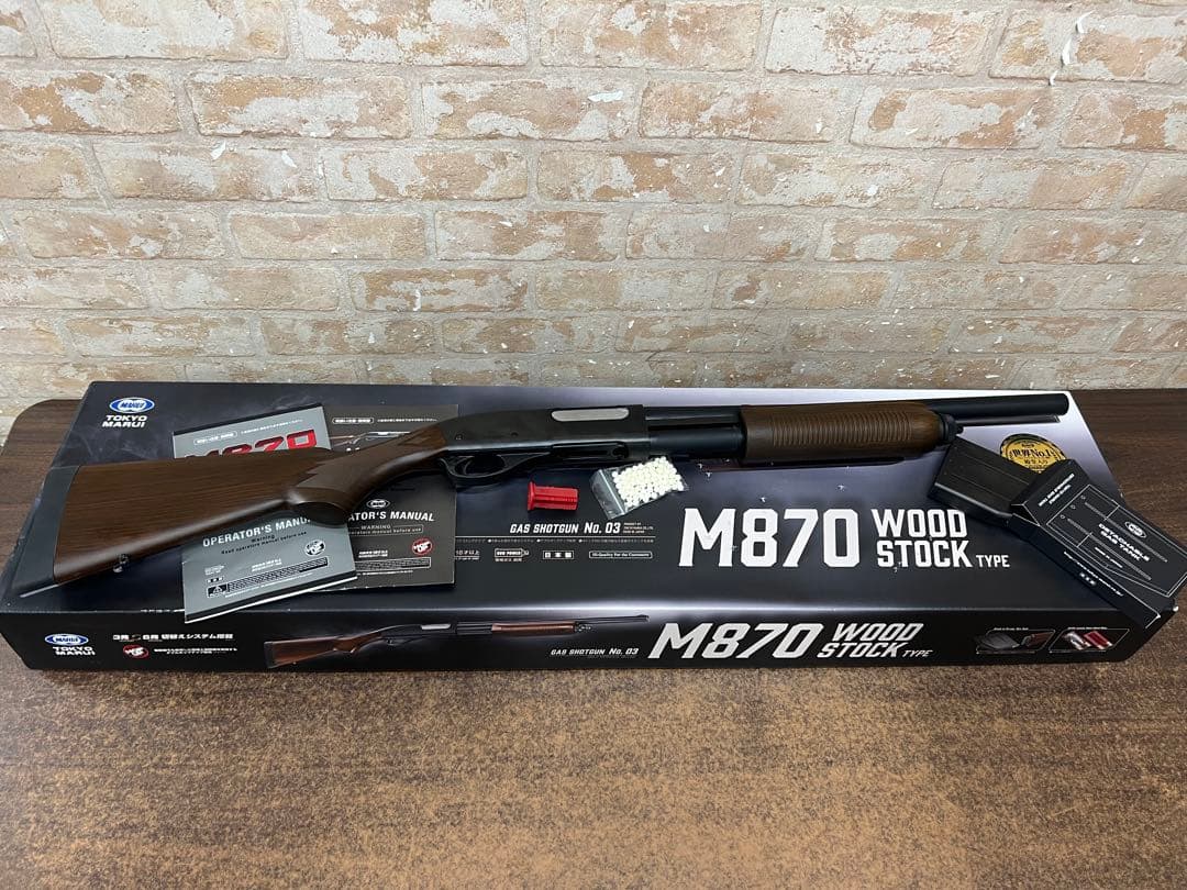 K1 東京マルイM870WOODSTOCK ガスショットガン ガスガン