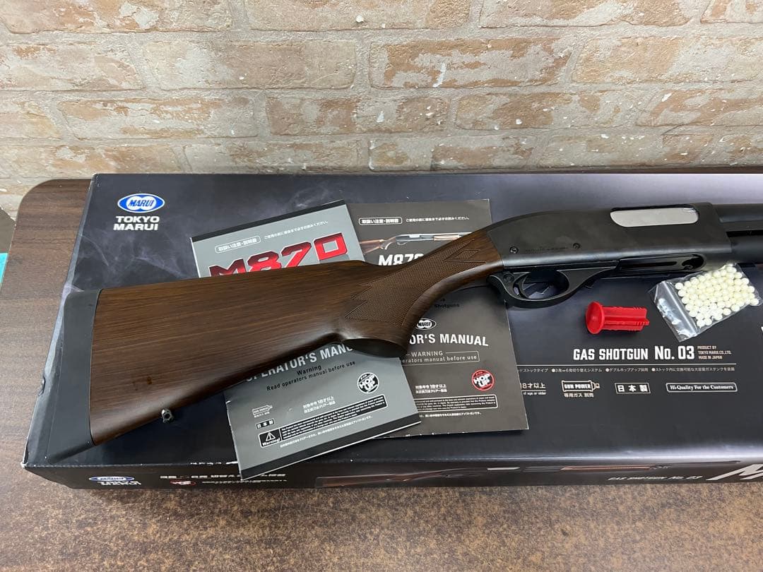 K1 東京マルイM870WOODSTOCK ガスショットガン ガスガン