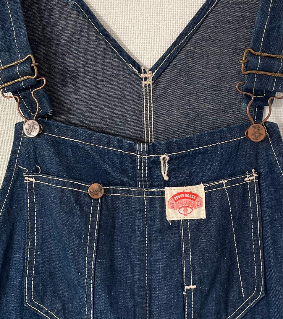 40s Round House ヴィンテージオーバーオール W36