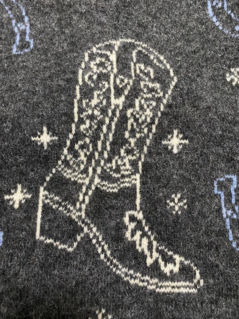 新品 【ZARA 】　ジャカードニットボタンカーディガン M