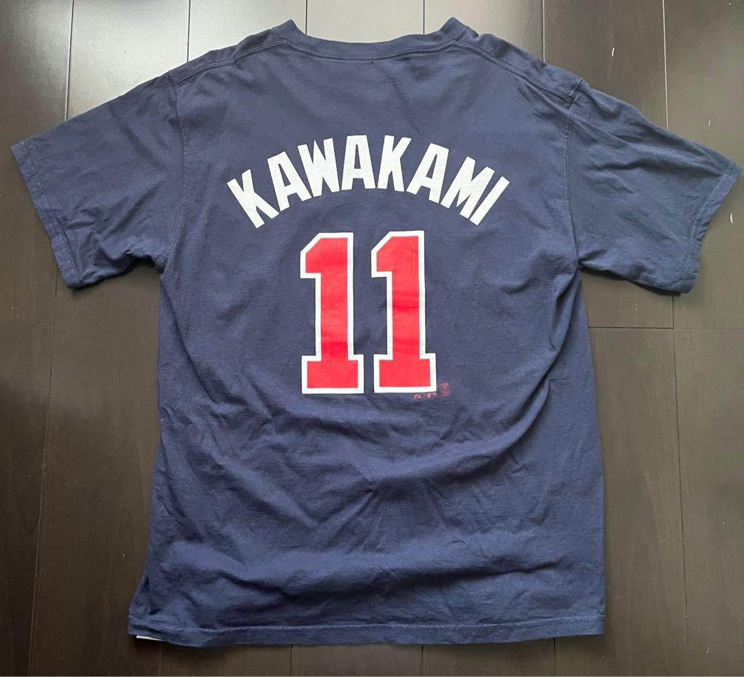 川上憲伸　シャツ　マジェスティック　メジャーリーグ　ブレーブス