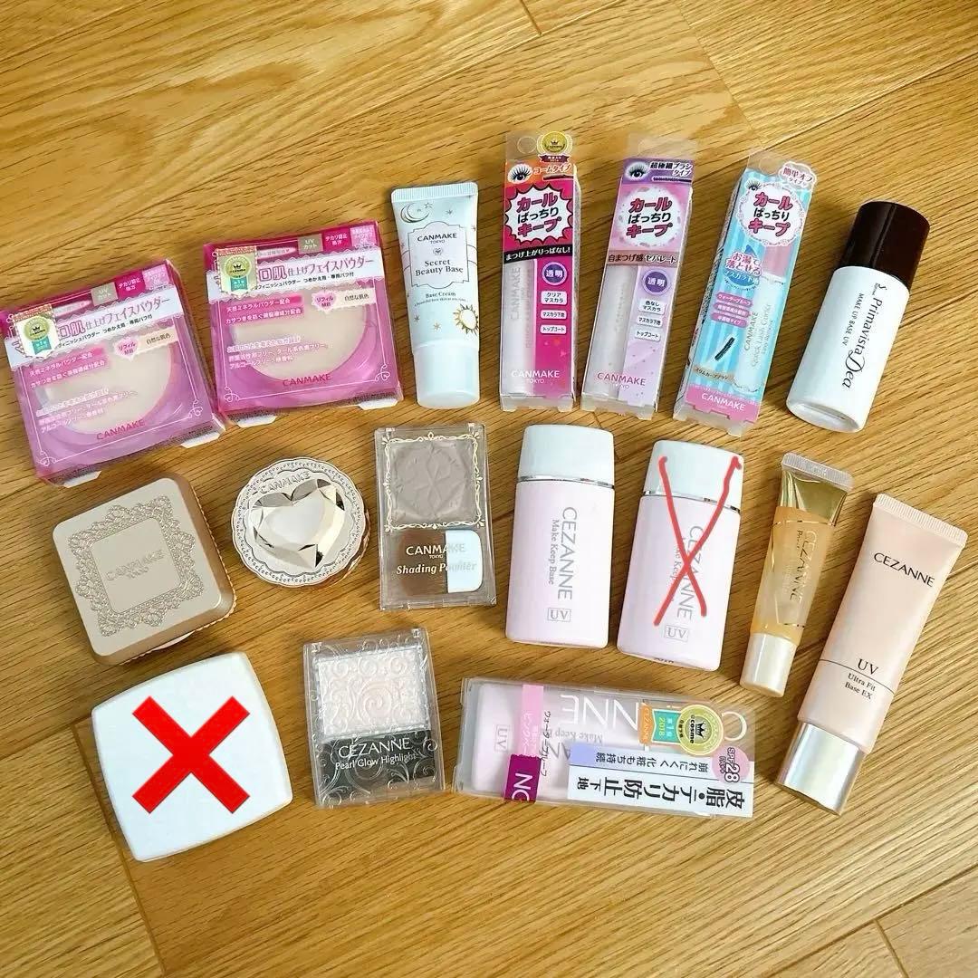 CEZANNE セザンヌCANMAKE キャンメイク 下地　パウダー マスカラ