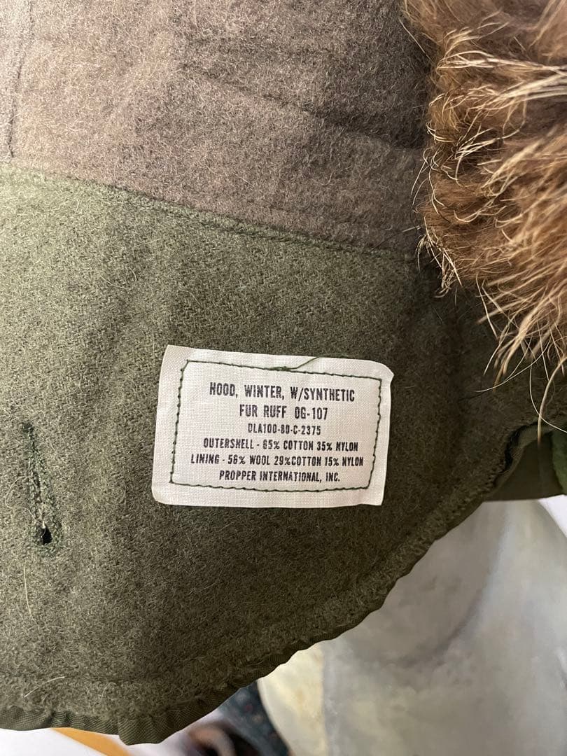 あ*あ様 M-65 フード ラビットファー フィールドコート モッズパーカー
