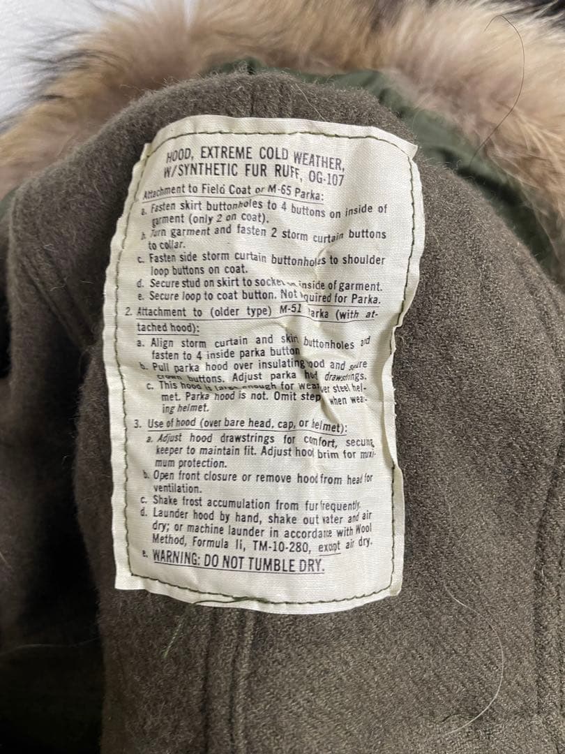 あ*あ様 M-65 フード ラビットファー フィールドコート モッズパーカー