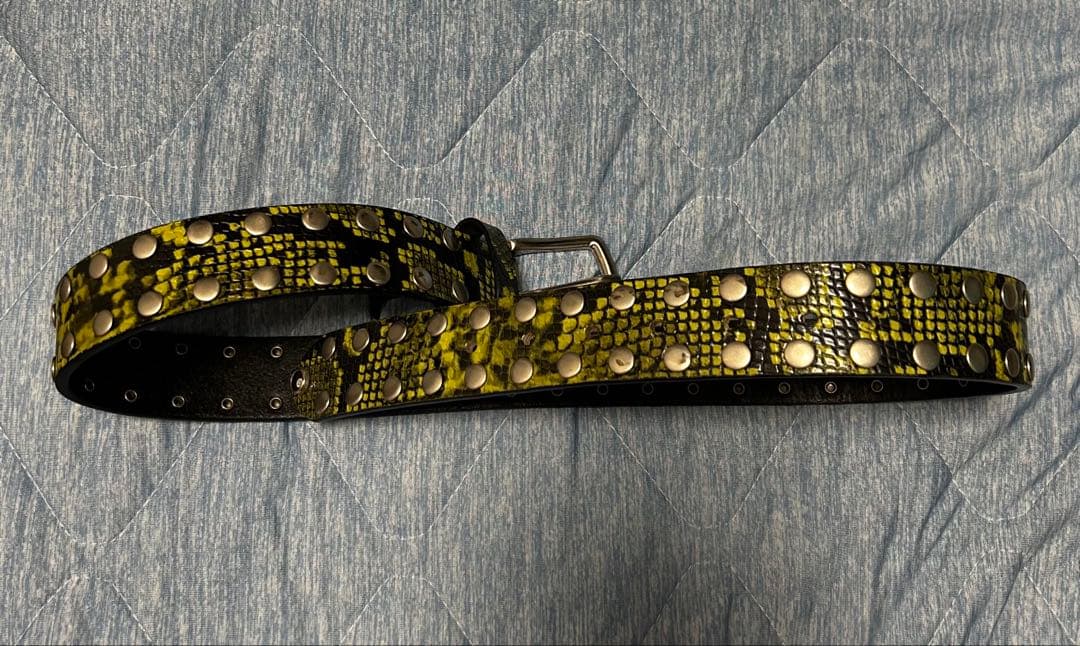 Stussy スネークスキン ベルト S/M