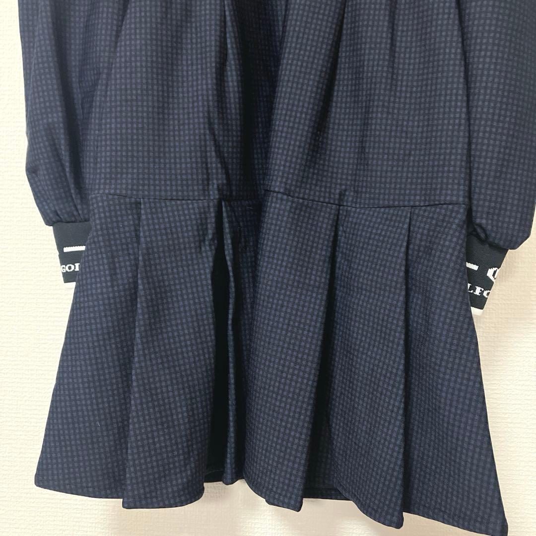 虹　完売品　新品　希少　セルフォード　ゴルフ　裏起毛ロゴデザインワンピース