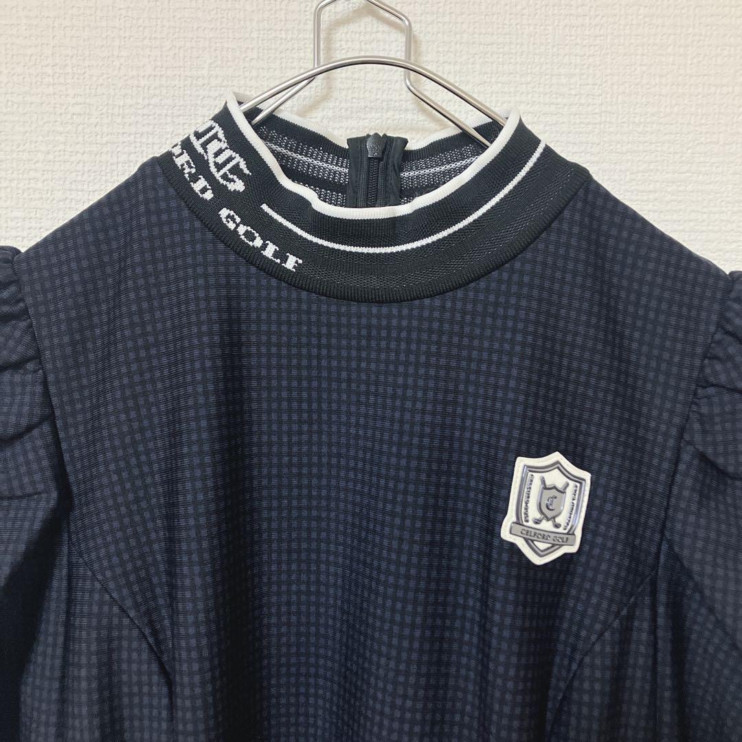 虹　完売品　新品　希少　セルフォード　ゴルフ　裏起毛ロゴデザインワンピース