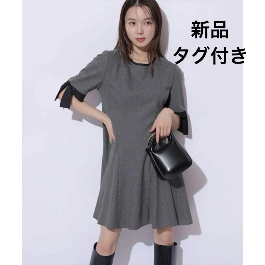 新品マイストラーダ　マチフレアミニワンピース （黒）