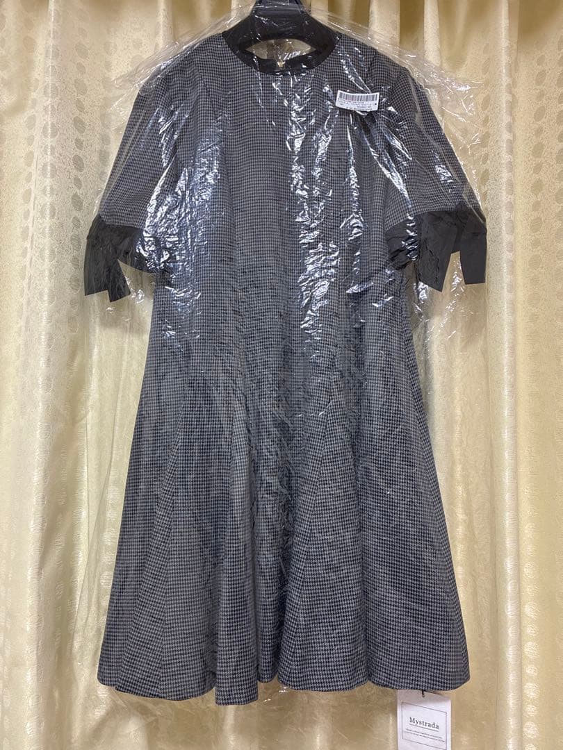 新品マイストラーダ　マチフレアミニワンピース （黒）