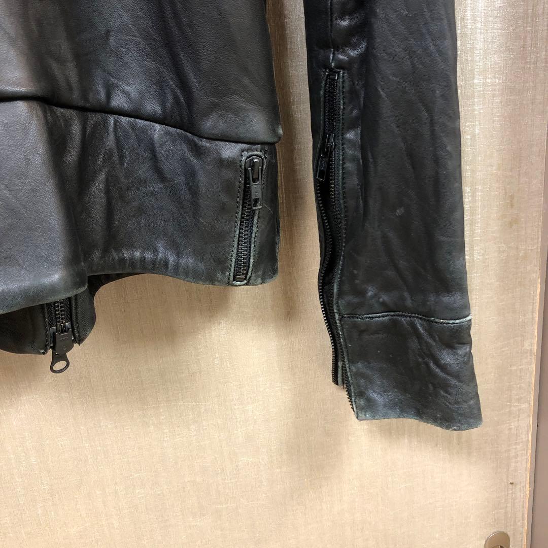 LGB レザー　ライダースジャケット