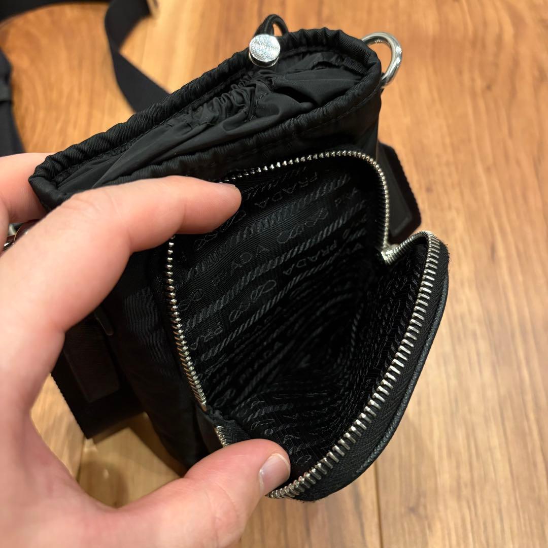 美品 プラダ PRADA フォンポーチ 2ZH155 ショルダーバッグ
