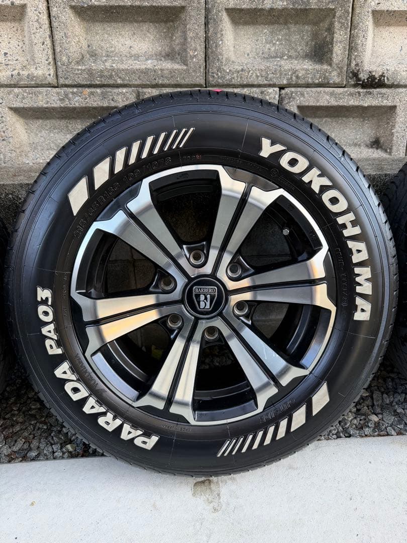 YOKOHAMA PARADA PA03 タイヤホイール4本セット ハイエース
