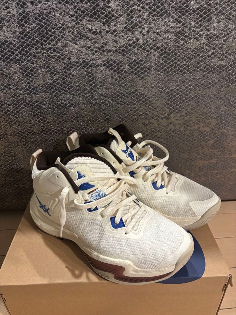 ASICS NOVA SURGE3 バスケットボールシューズ　白　箱タグ付き