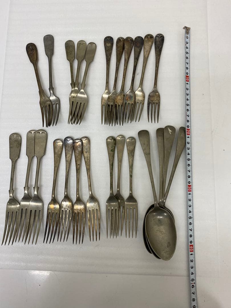 3-3199 アンティークスプーン・フォークまとめ