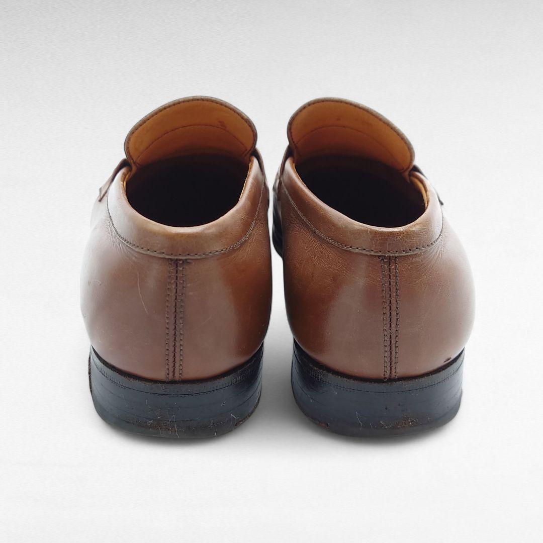 ヴィンテージ J.M. WESTON ブラウン レザー ローファー 2 1/2E