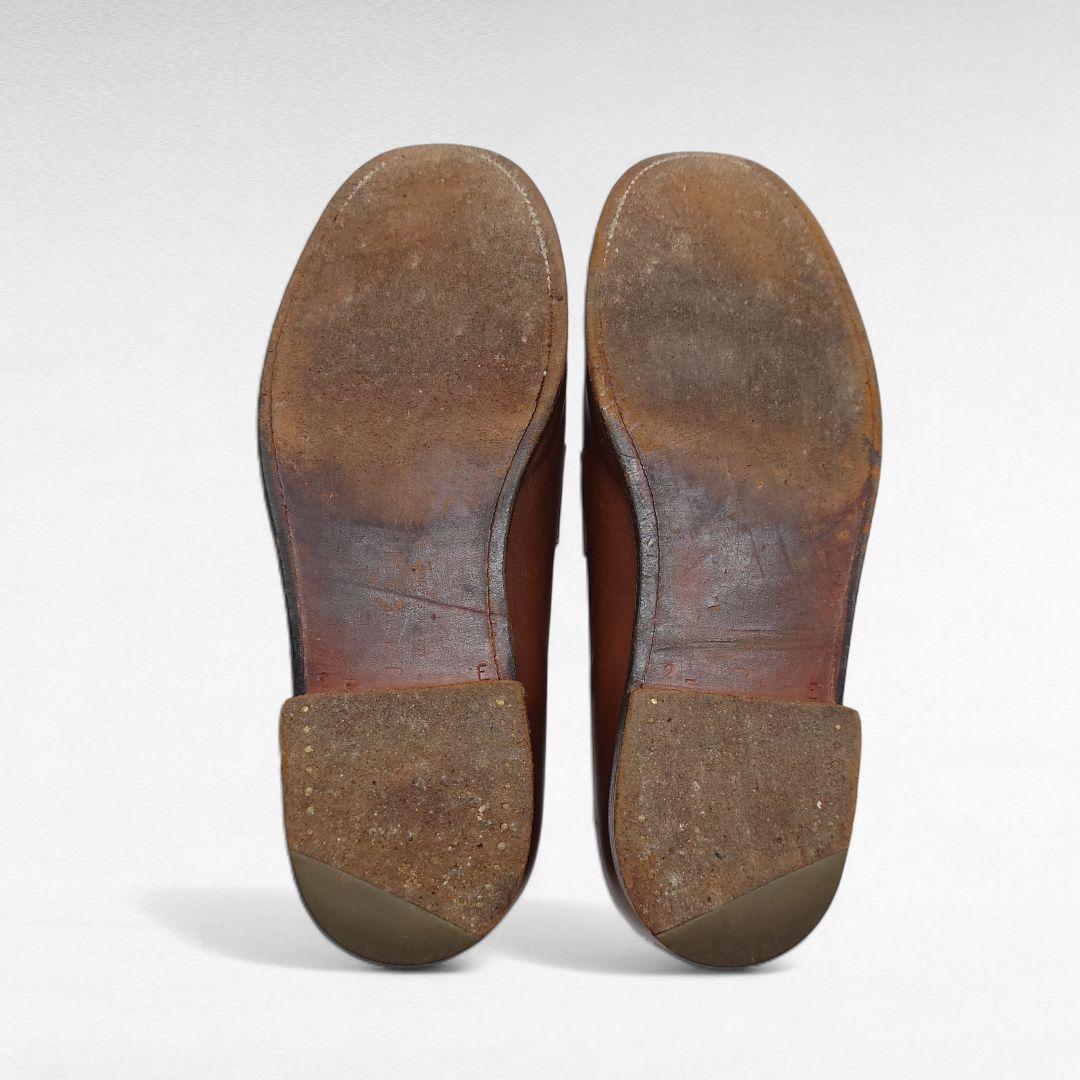 ヴィンテージ J.M. WESTON ブラウン レザー ローファー 2 1/2E