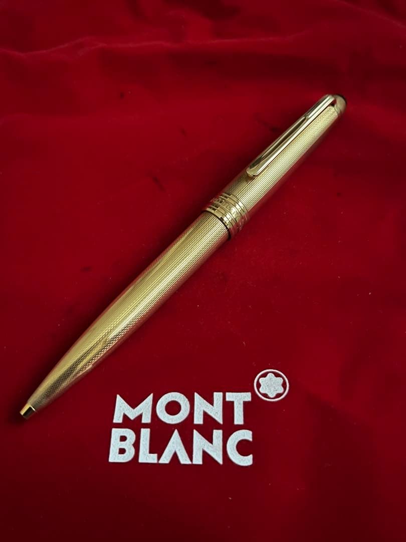 モンブランボールペン マイスターシュテュック ソリテール ゴールド❗️綺麗‼️