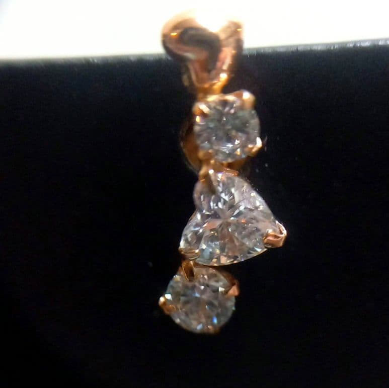 4℃　K10　ピアス　4個セット　片耳