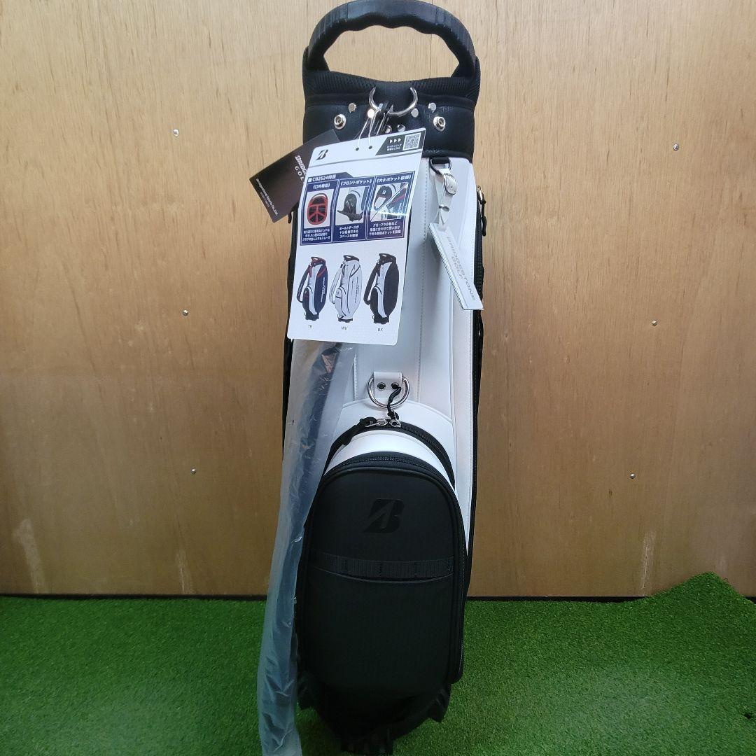 新品　ブリヂストン 軽量 CB2524 BK(黒) キャディバッグ 2025年
