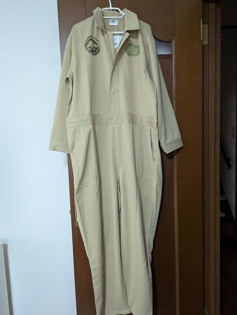 USJ ジュラシック・ワールド オーバーオール・つなぎ ベージュ　男女兼用