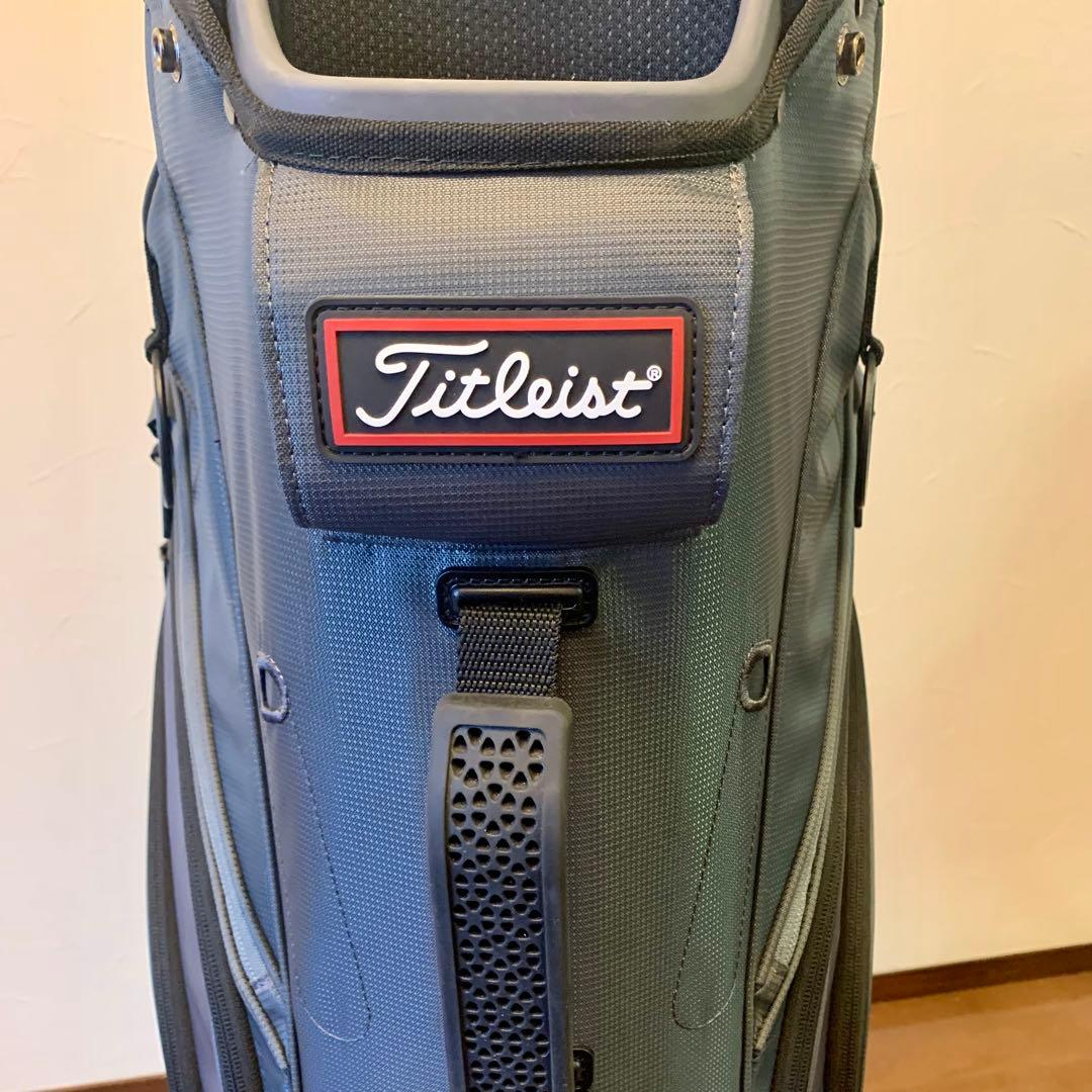 ★良品 タイトリスト TITLEIST カート14キャディバッググレー