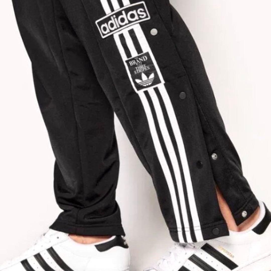 アディダスオリジナルス アディブレイク トラックパンツ ジャージパンツ S 黒