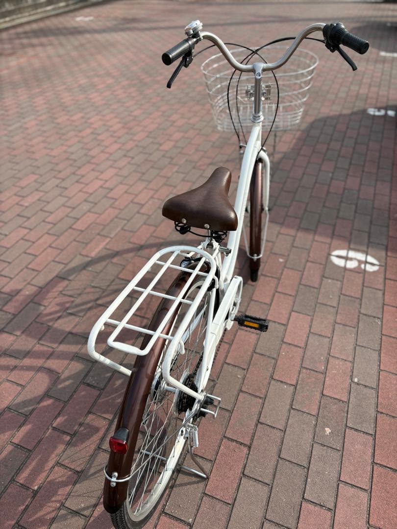 前籠/後子供載せ仕様・ママ(パパ)チャリ(27㌅)配達でもお引き取りでも可能です