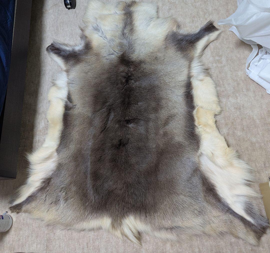 トナカイ　毛皮　フィンランド産