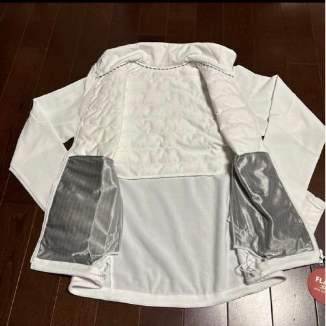 PGGアモッサ×N yメカニカルストレッチタフタホワイトジャケットサイズ4