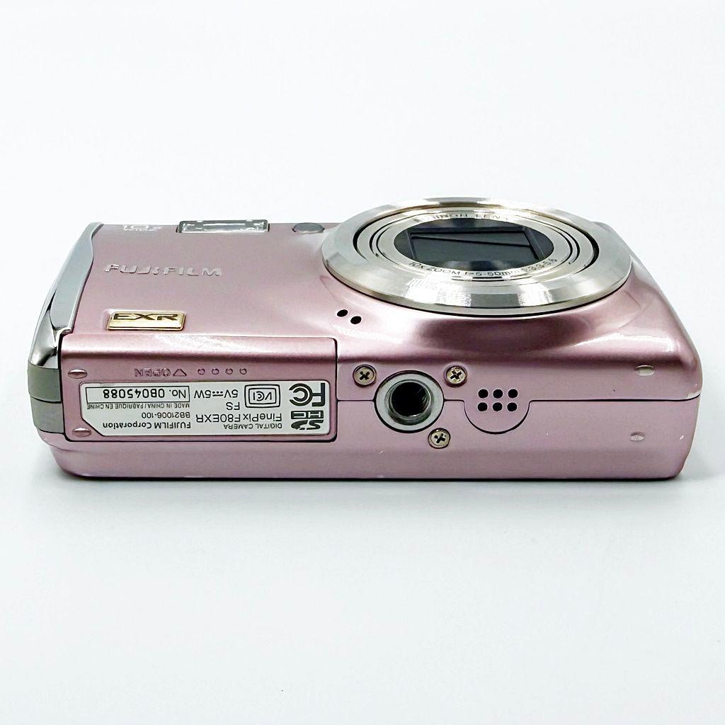 フジフイルム FinePix F80EXR ピンク コンデジ カメラ 中古