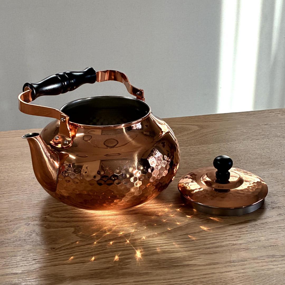 新光金属株式会社 COPPER100 銅ケトル 2.0リットル 未使用品 やかん