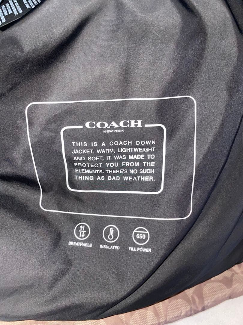 COACH ベスト　ダウンベスト　最終値下げ‼️