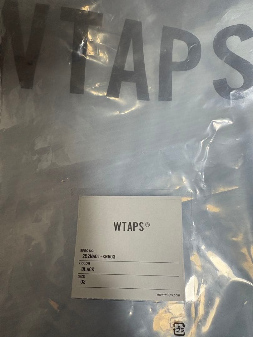 トップス wtaps CREW NECK CRE SWEATER POLY BLACK