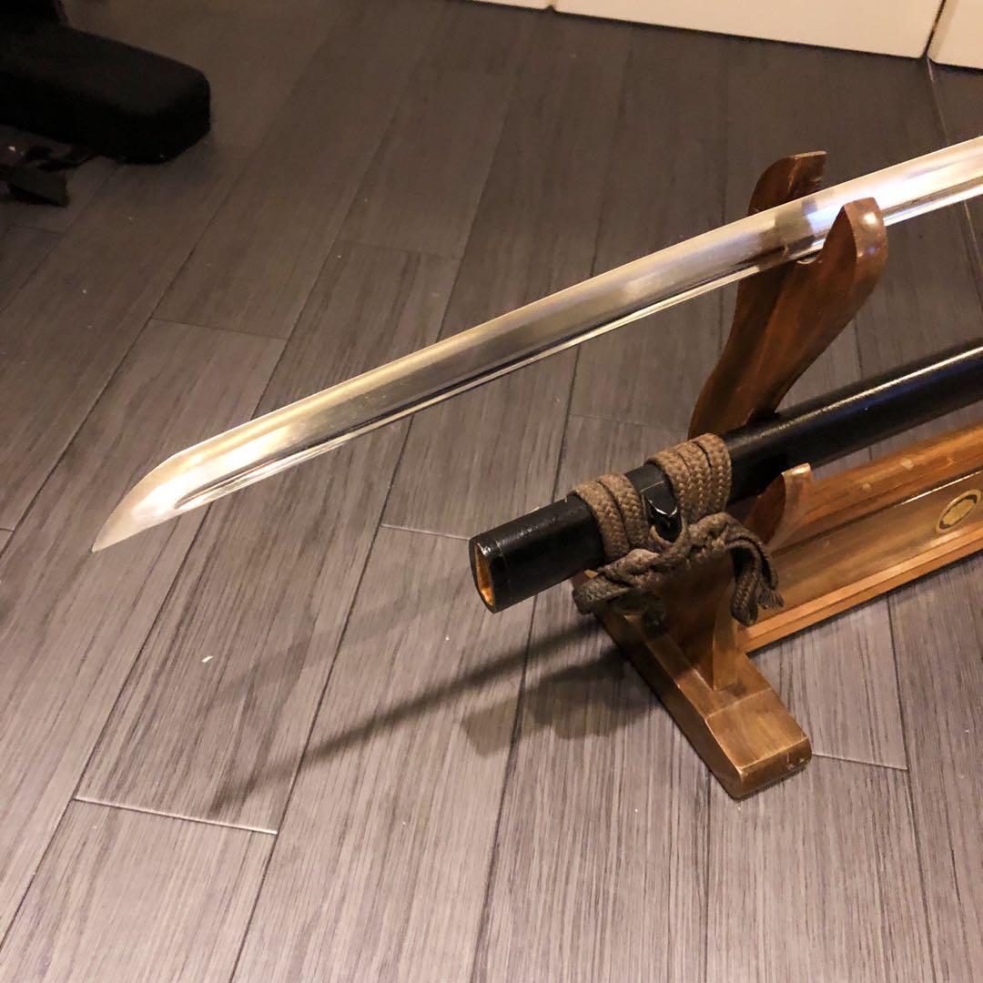 高級模造刀　居合刀　樋入り刀身　茶拵え　亜合金刀身