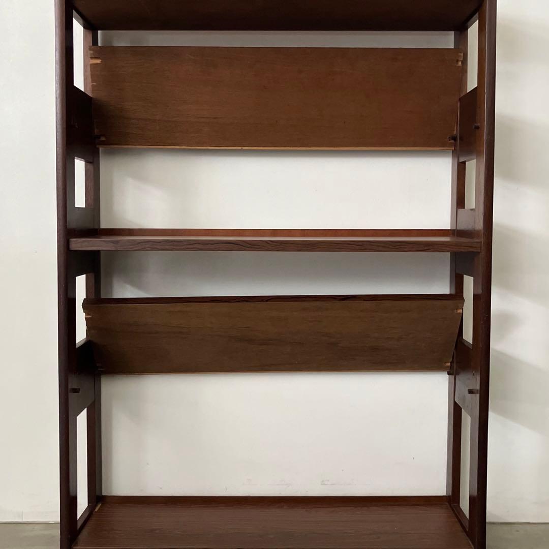 レトロ　アンティーク　古道具　古家具　木製　本棚　収納棚　キャビネット　昭和