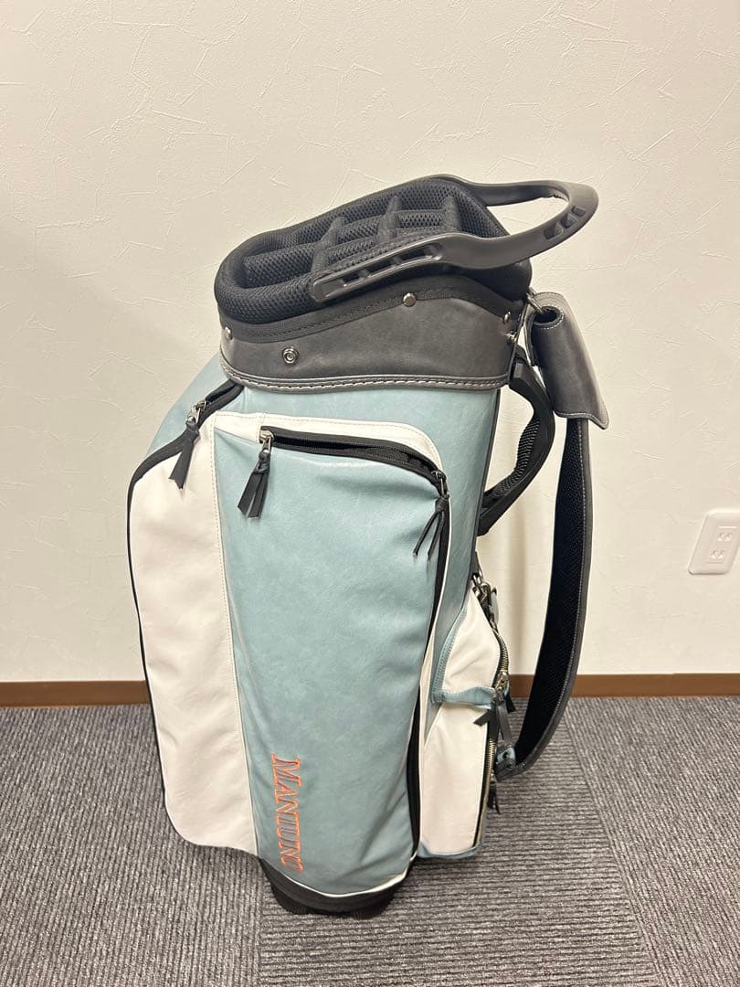 MANIUNOゴルフキャディバッグ 水色