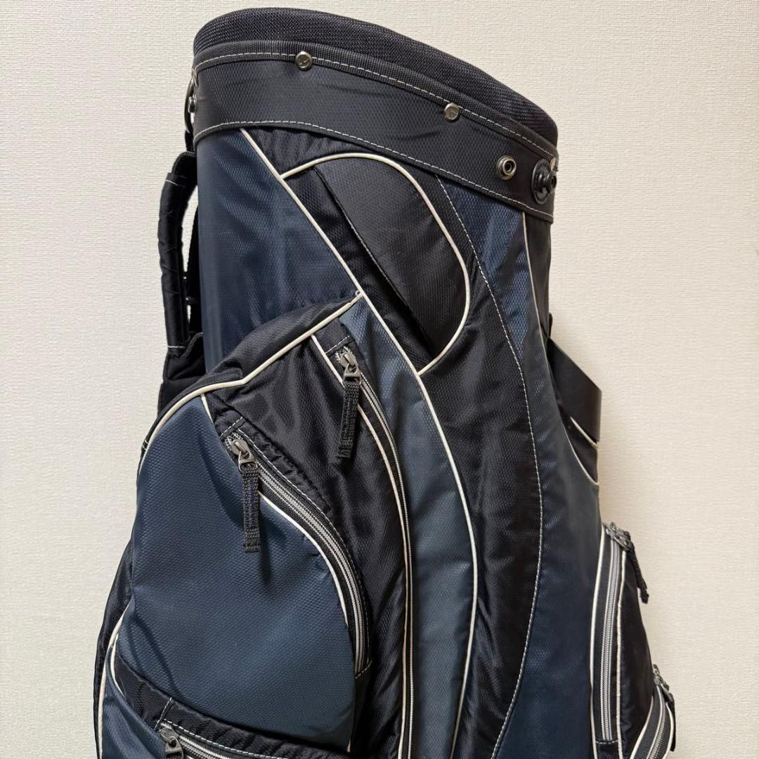 レア！ Taylormade キャディバッグ 14分割 軽量 多機能 ネイビー